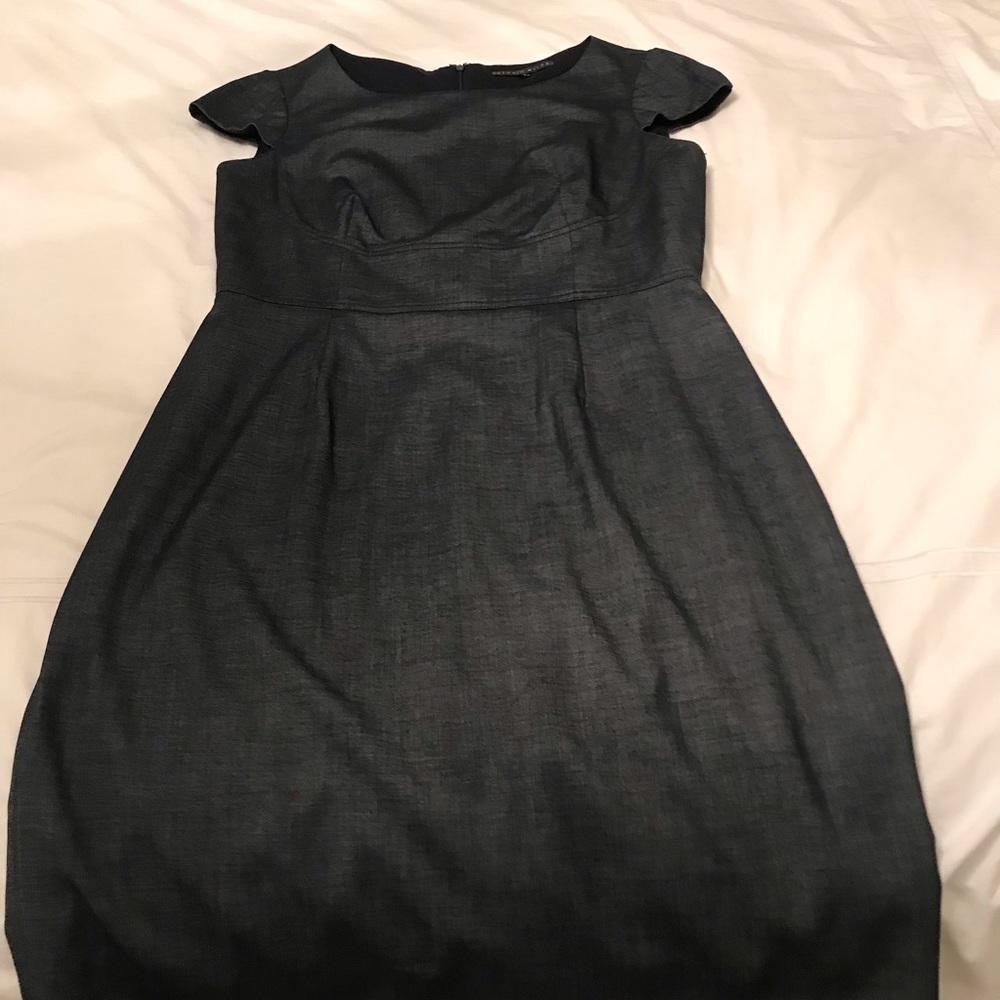 Antonio Melani size 8 light weight dark blue dress